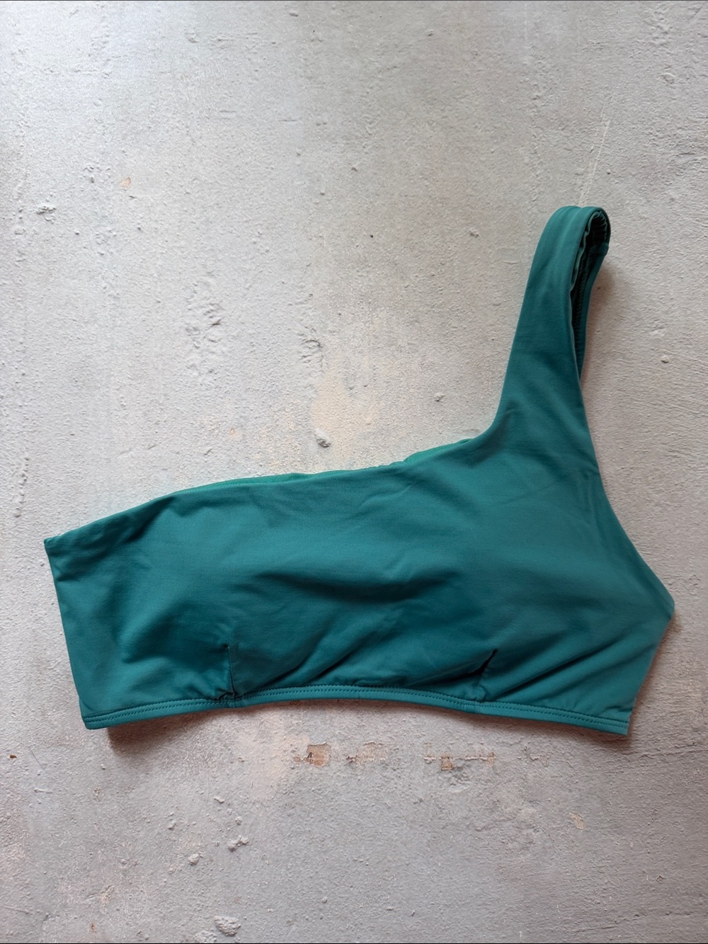 Andie Wynwood Bikini Top in Teal Green | M